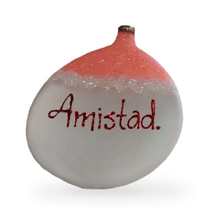 Imagen de Docena de esferas con la palabra "Amistad"