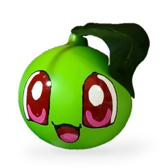 Imagen de Esfera de personaje verde de ojos rojos