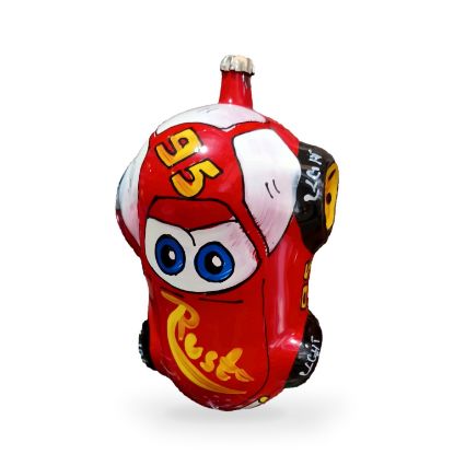 Imagen de Adorno de carrito rojo de carreras