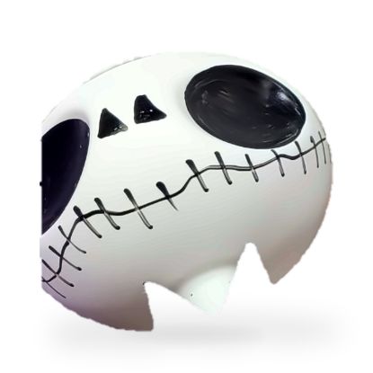 Imagen de Esfera de calavera con sonrisa cosida