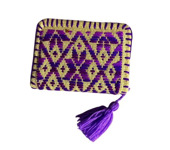 Imagen de Cartera chica artesanal de un cierre 