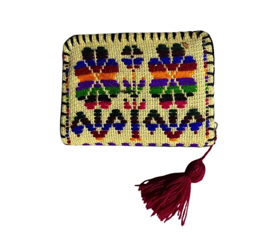 Imagen de Cartera chica artesanal de un cierre 