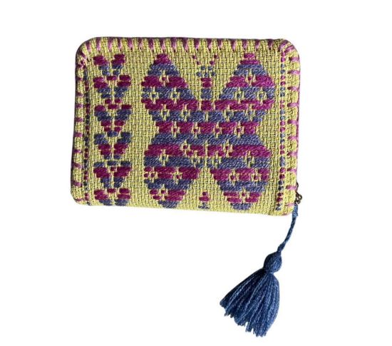 Imagen de Cartera chica artesanal de un cierre 