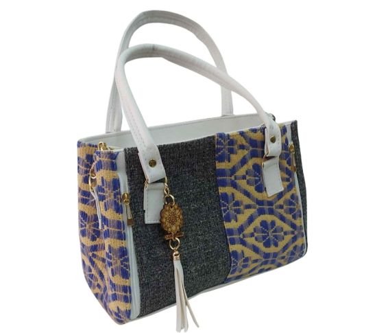 Imagen de Bolsa artesanal con tejido mazahua