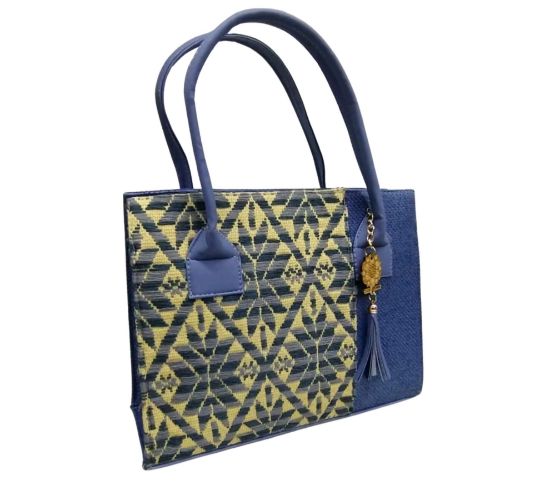 Imagen de Bolsa artesanal con tejido mazahua