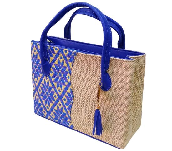 Imagen de Bolsa artesanal con tejido mazahua