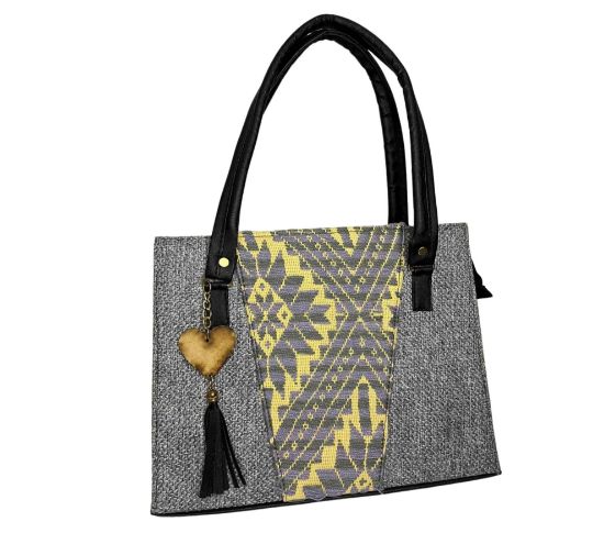 Imagen de Bolsa artesanal con tejido mazahua