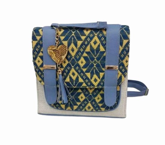 Imagen de Bolsa artesanal con tejido mazahua