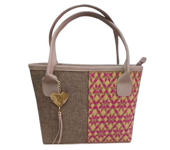 Imagen de Bolsa artesanal con tejido mazahua